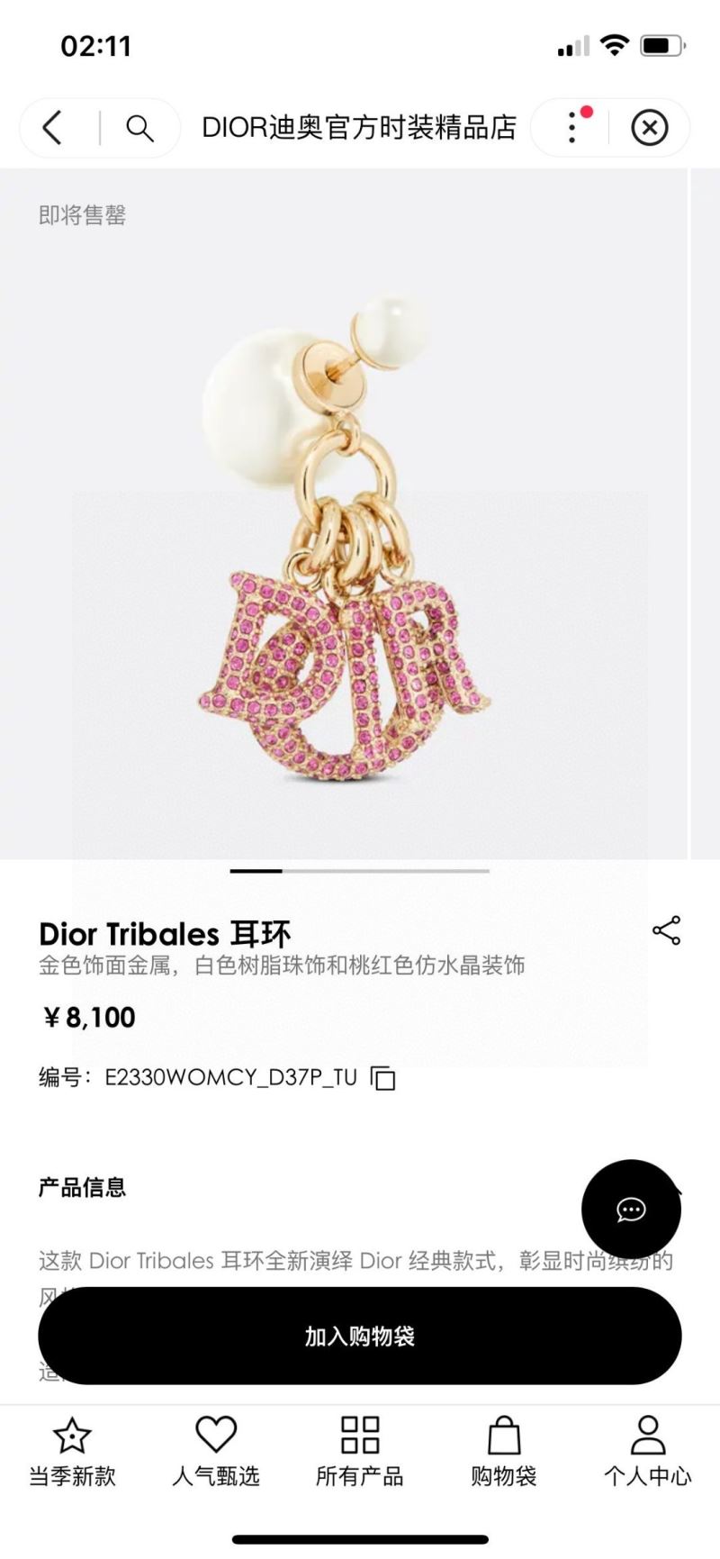 Christian Dior Earrings